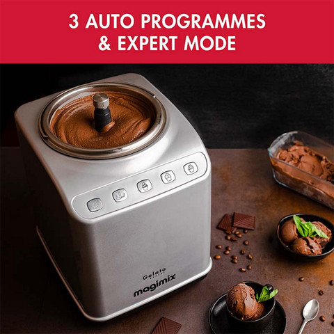 מכונת גלידה מקצועית 4 ליטר Magimix מג'ימיקס Gelato Expert