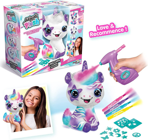 בובת פרווה עם צביעת איירבראש DIY מבית Canal Toys Style 4 Ever