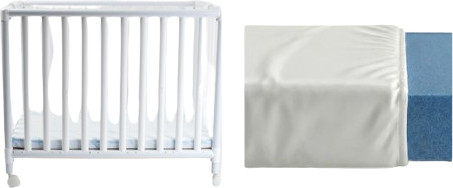 באנדל עריסת פלסטיק + מזרן בייסיק מבית Baby Tech