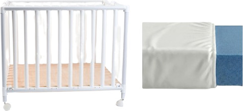 באנדל לול פלסטיק עם תו תקן + מזרן בייסיק מבית Baby Tech