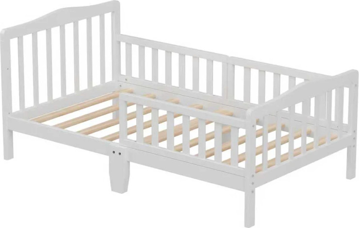 מיטת מעבר דגם נובה פלוס מבית BabyTech - צבע לבן