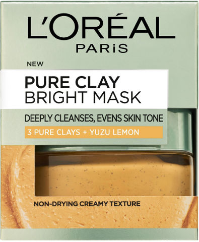 PURE CLAY מסכת הארה לניקוי וטיהור יסודי ולמראה עור אחיד
