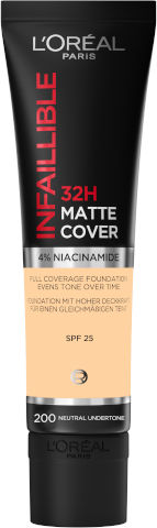 INFALLIBLE MATTE COVER מייק אפ 200