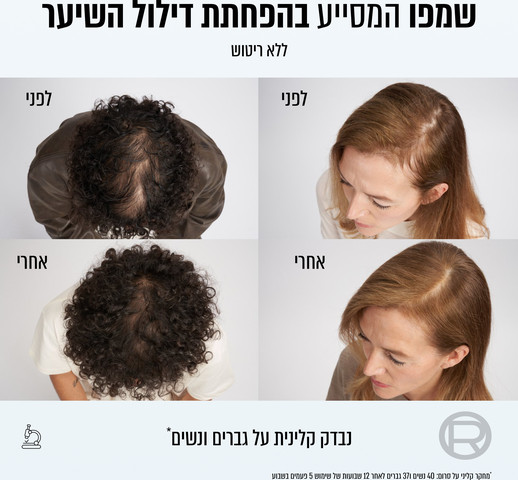 GROWTH BOOSTER שמפו המסייע בהפחתת דילול שיער