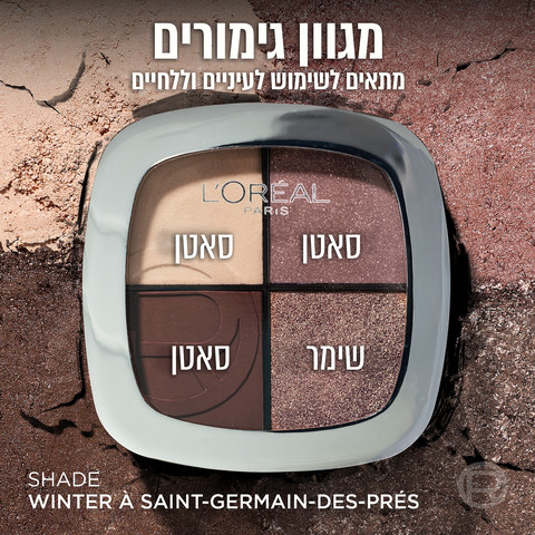 פלטת צלליות וסמקים - 04 COLD
