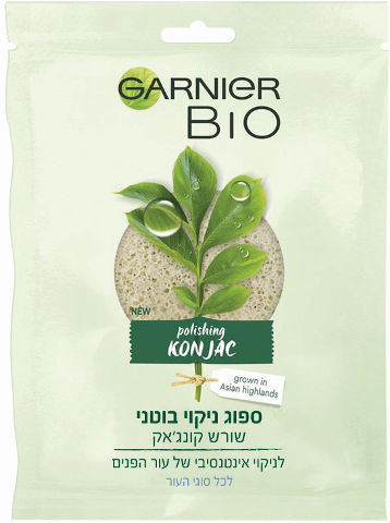 GARNIER BIO KONJAC ספוג ניקוי בוטני