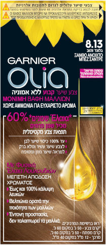 צבע שיער בלונד זהוב 8.13