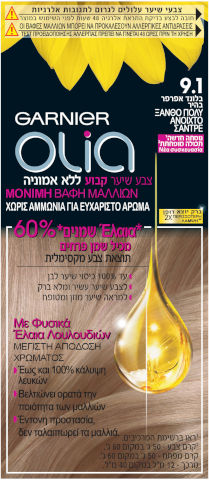 צבע שיער בלונד אפרפר 9.1