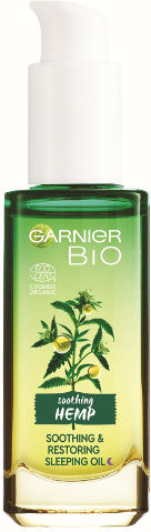 GARNIER BIO HEMP שמן לילה לעור הפנים