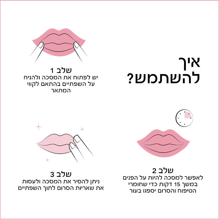 TISSUE MASK מסכת דובדבן שפתיים