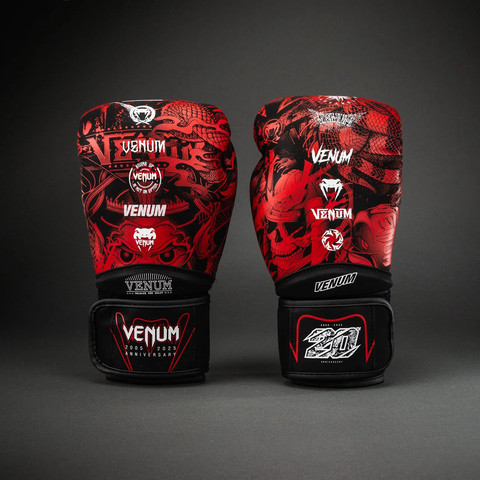 כפפות איגרוף Venum 20th Anniversary Boxing Gloves - Black/Red