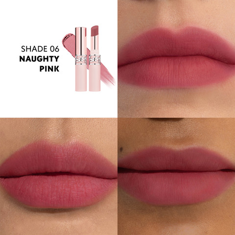 LOVENUDE באלם לשפתיים -  NAUGHTY PINK 06
