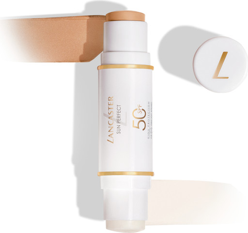 SUN PERFECT יוט' פרוטקשן סטיק דו צדדי שקוף ועם גוון 50 SPF כנגד קמטים וכהויות