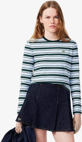 חולצת טישירט ארוכה לקוסט Striped Jersey נשים