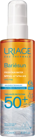 באריאסן מים סולריים להגנה גבוהה מאוד מהשמש +SPF50