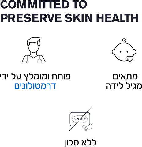 ג'ל ניקוי דרמטולוגי עשיר במיוחד
