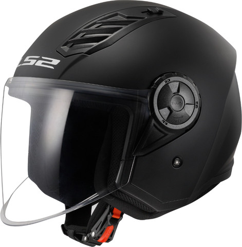 קסדה פתוחה 3/4 LS2 OF616 AIRFLOW II Matt Black – שחור מט