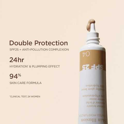 SKIN ILLUSION קרם לחות SPF25 - גוון 01