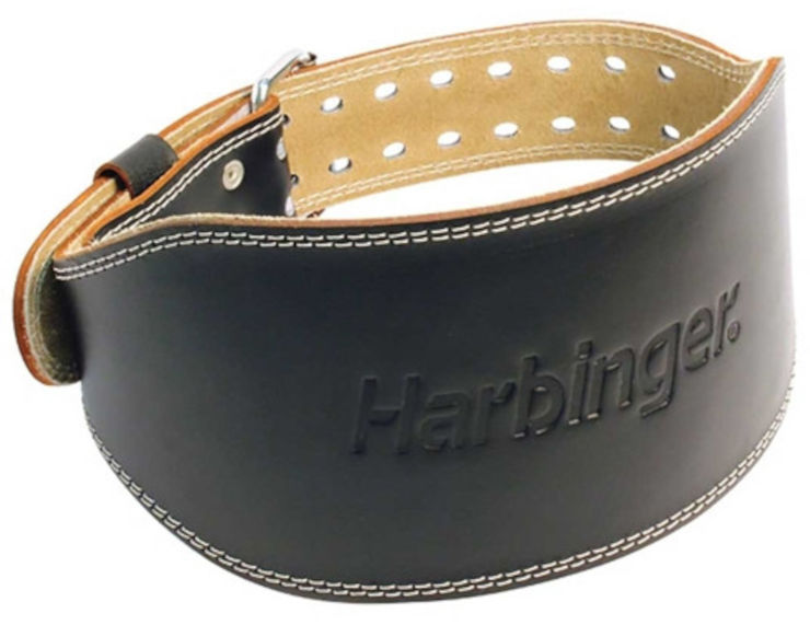 חגורת עור מרופדת 15 ס"מ רוחב - "PADDED LEATHER BELT 6