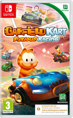 משחק לנינטנדו סוויץ' - Garfield Kart: Furious Racing (מגיע כקוד הורדה דיגיטלי)
