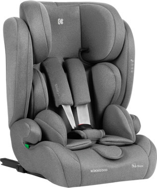 בוסטר+גב+רצועות בעל תקן I-SIZE חיבור איזופיקס וTop Tether לאבטחה מירבית!- i-Cross - אפור בהיר