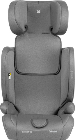 בוסטר+גב+רצועות בעל תקן I-SIZE חיבור איזופיקס וTop Tether לאבטחה מירבית!- i-Cross - אפור בהיר
