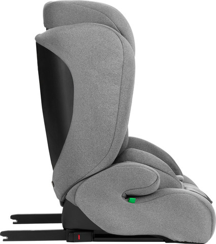 בוסטר+גב+רצועות בעל תקן I-SIZE חיבור איזופיקס וTop Tether לאבטחה מירבית!- i-Cross - אפור בהיר