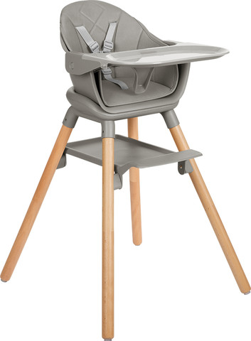 כיסא אוכל Woody 6in1 - אפור