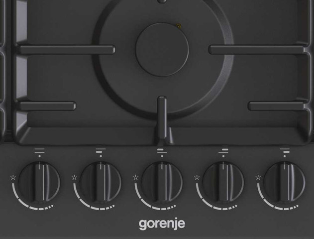 כיריים גז 90 ס"מ 5 להבות  Gorenje GW951MB שחור