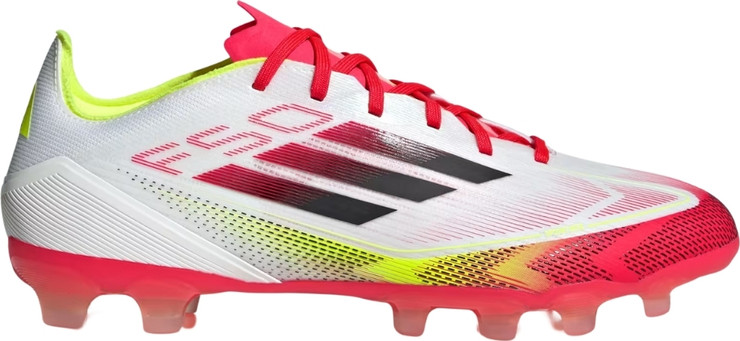 נעלי כדורגל פקקים אדידס - Adidas F50 Pro צבע לבן-אדום