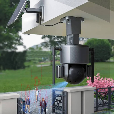 מצלמת אבטחה סולארית Zeero Energy 4K זירו אנרג'י Viper Sim SC-301