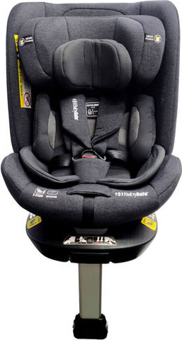 כסא בטיחות משולב בוסטר 360º בתקן i-Size דגם G412 מבית BabySafe - צבע אפור