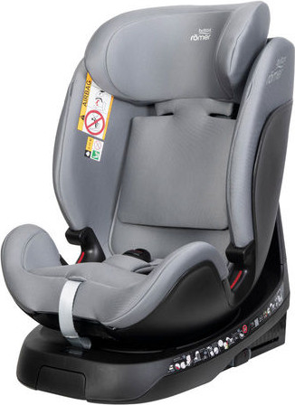 כסא בטיחות מסתובב משולב בוסטר °Britax Swivel Grow Max 360 - צבע אפור