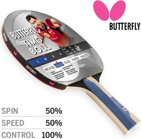 מחבט בטרפליי Butterfly Timo Boll Silver