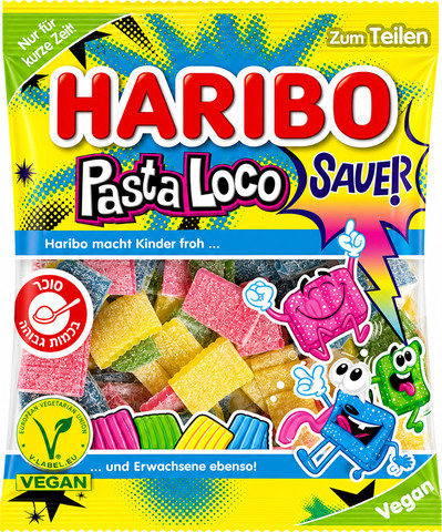 Haribo pasta loco sour