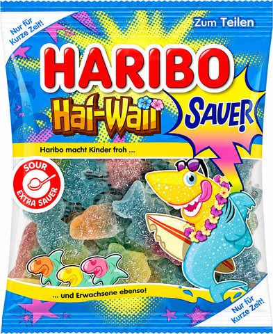 Haribo hai wai 175g הריבו גומי חמוץ בטעמי פירות