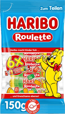 Haribo Roulette הריבו רולטה עגולים שישיה