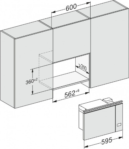 מיקרו משולב גריל מבית MIELE מילה דגם M2234SC
