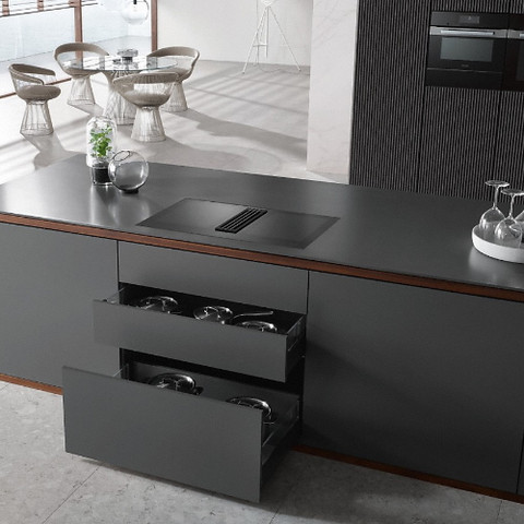 כיריים אינדוקציה משולבות קולט 80 ס''מ מבית MIELE מילה דגם KMDA 7633 FL