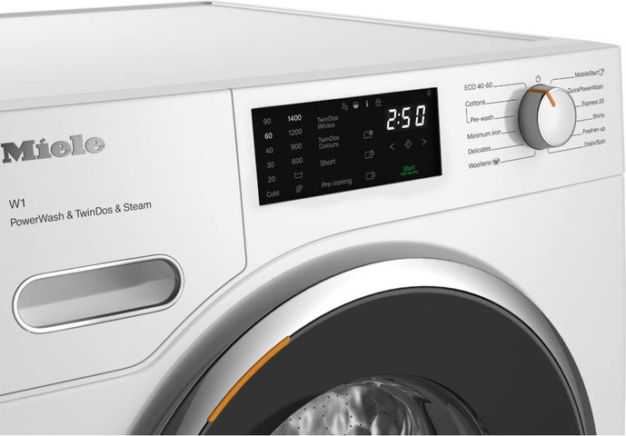 מכונת כביסה 9 ק"ג Miele WWG880 WCS W1 PowerWash SteamCare | גרמניה