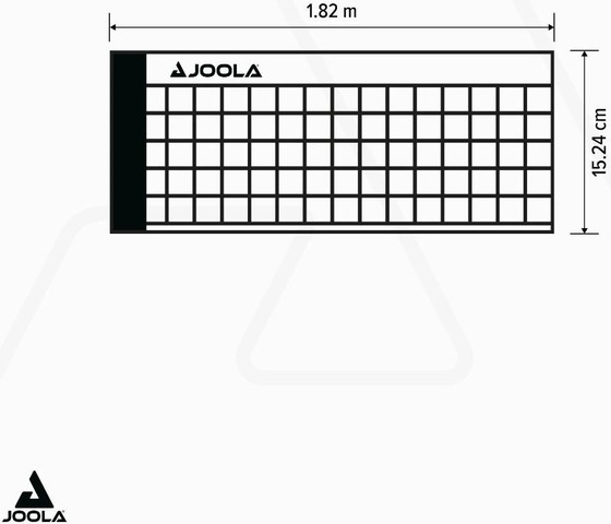 רשת טנ"ש אוניברסילית - Joola Net Avanti Dark grey