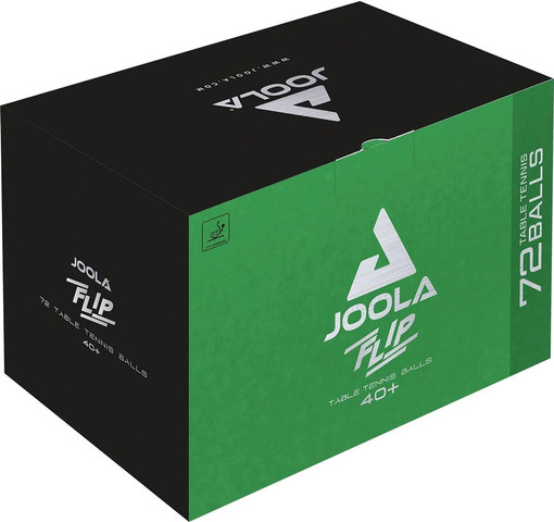 72 כדורי טנ"ש (מארז) - JOOLA Table Tennis Ball Flip 40+ White 72-Pack