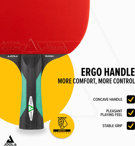 מחבט טנ"ש עם 2 כדורים - JOOLA Table Tennis Racket Rosskopf Smash