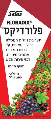 פלורידקס תערובת תמציות צמחים שמרים ברזל רכזי פירות דבש וויטמינים