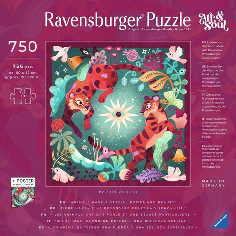 פאזל 750 חלקים - אומנות ונשמה - Ravensburger