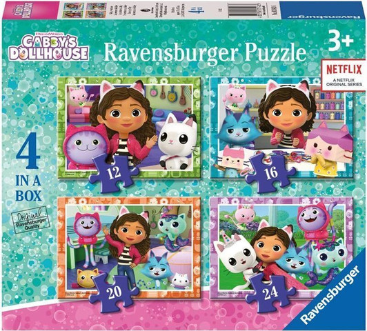 ארבעה פאזלים - בית הבובות של גבי - Ravensburger