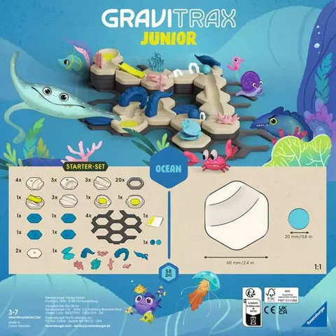 גרביטראקס (Gravitrax) ג'וניור אוקיינוס -Ravensburger
