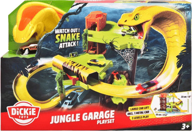 מוסך גונגל ענק עם מתקפת נחש Dickie Toys