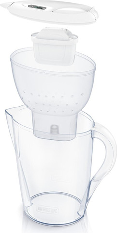 קנקן לטיהור מים כולל פילטר 2.4 ליטר Brita בריטה Marella פילטר MAXTRA כחול