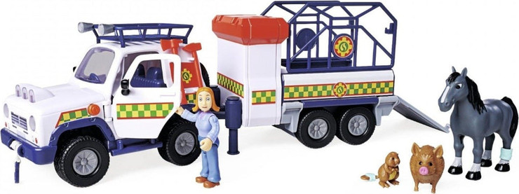 רכב שטח לחילוץ בעלי חיים עם גרר - סמי הכבאי